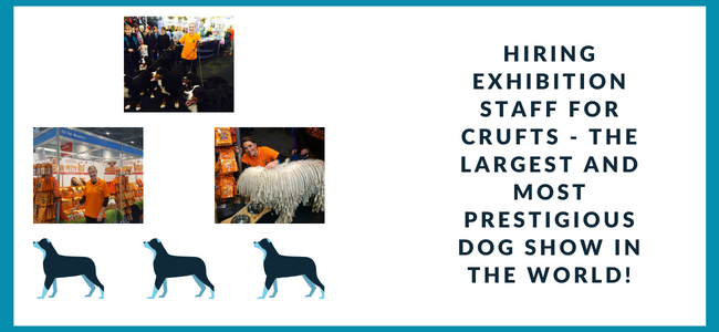 Hiring Exhibition Staff For Crufts - The Largest And Most Prestigious Dog Show In The World!